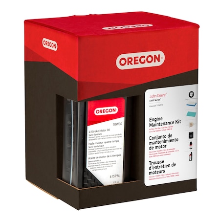 Oregon Engine Maintenance Kit, Easy DIY Set for John Deere 300X Series, Kawasaki FH491V Engines 01-106